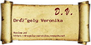 Drégely Veronika névjegykártya